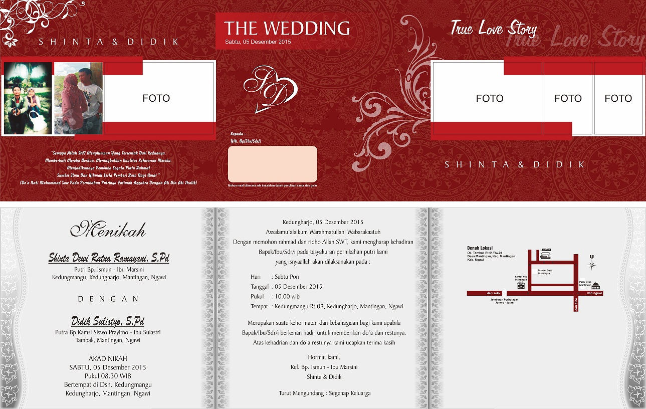 download gratis desain undangan pernikahan yang